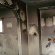 smoke damaged materials